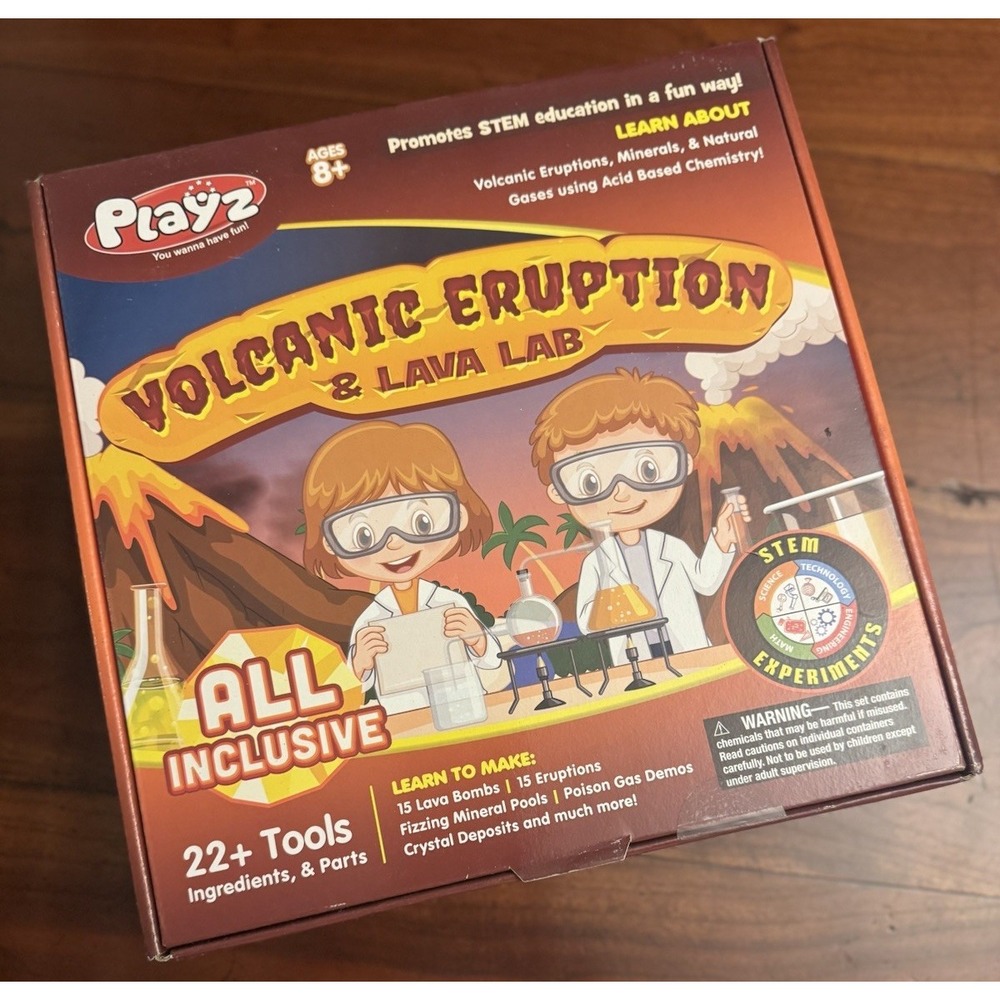 Playz Volcanic‎ Eruption & Lava Lab Science Kit